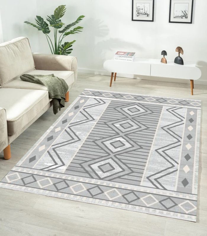 Orlando Area Rug – 0302A-GREY CREAM