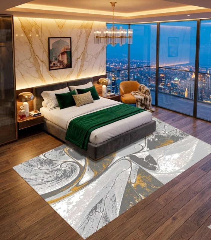 Montana Area Rug – 0379D GOLD-GREY