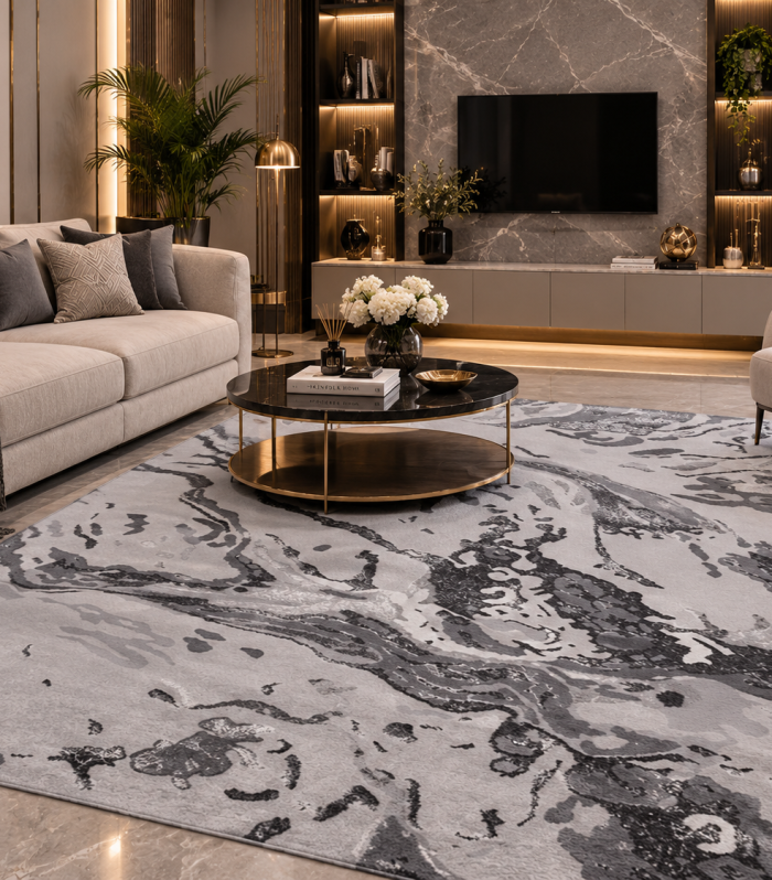 Orlando Area Rug – 0382B-GREY GREY